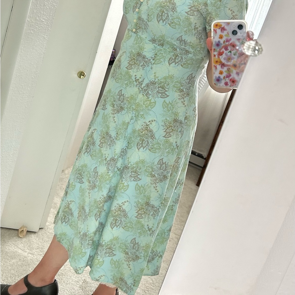 Lovely Eddie Baure Vintage Mint Green Dress.